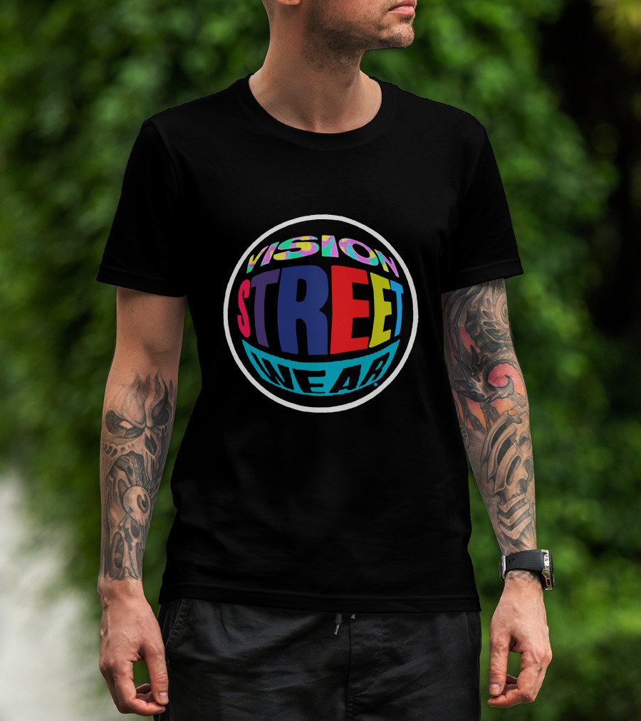 VISION STREET WEAR Multicolor T-Shirt