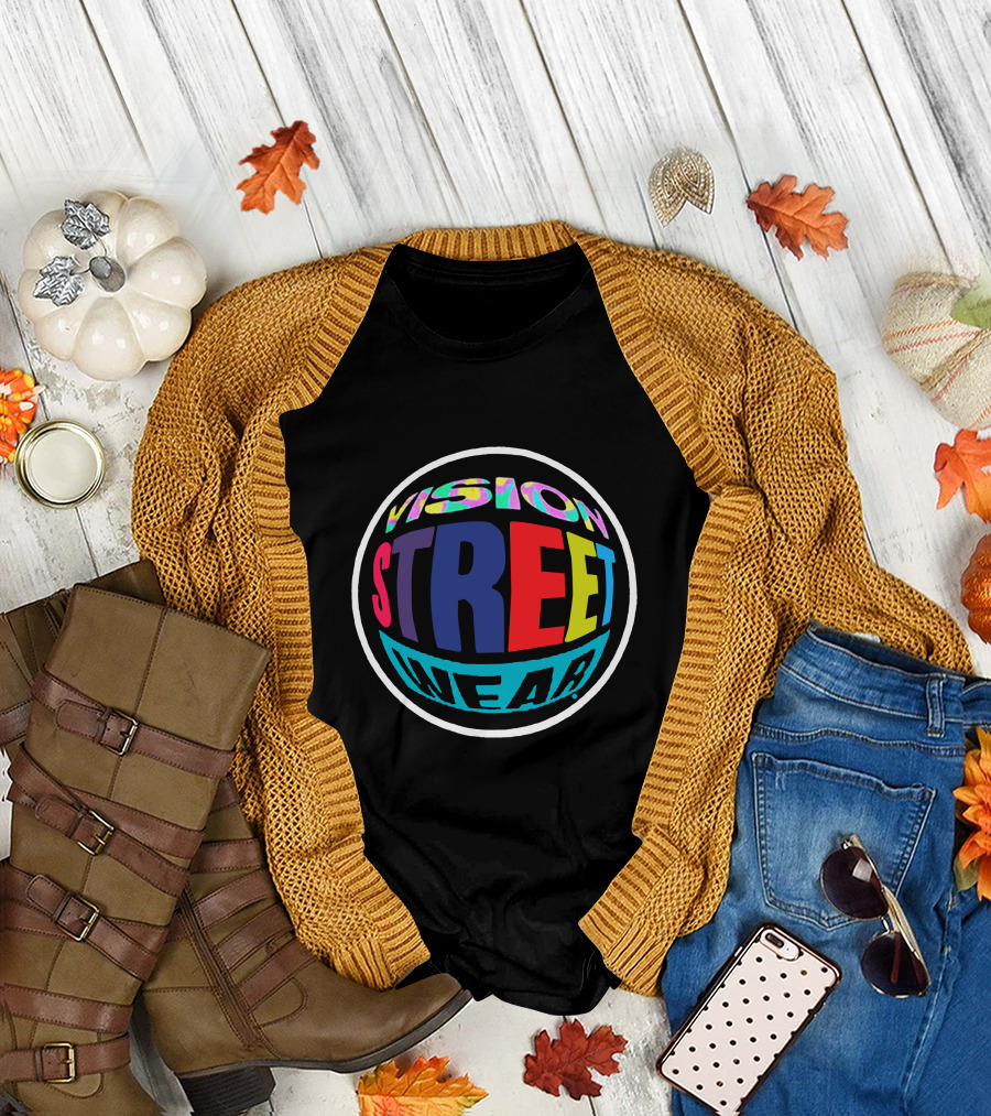 VISION STREET WEAR Multicolor T-Shirt