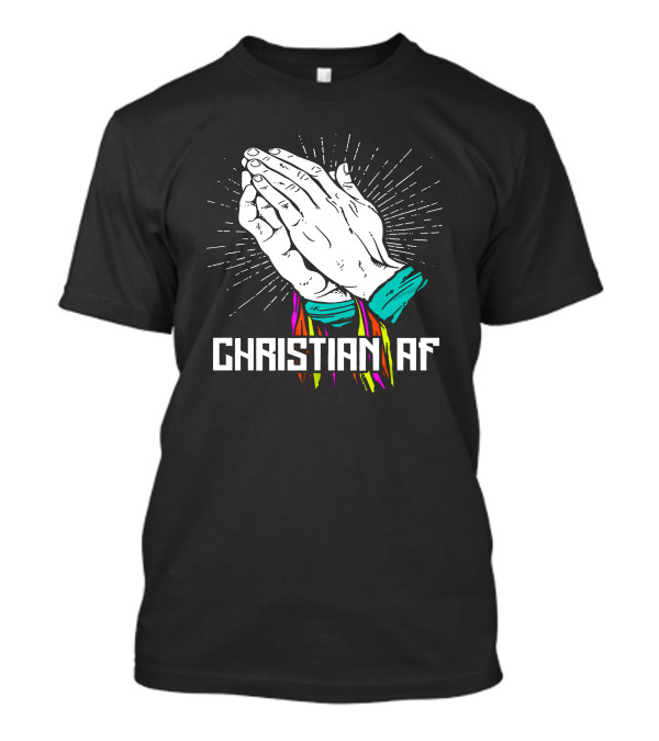 Christian AF Young Bucks Praying Hands T-Shirt