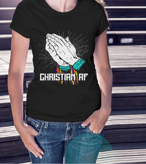 Christian AF Young Bucks Praying Hands T-Shirt