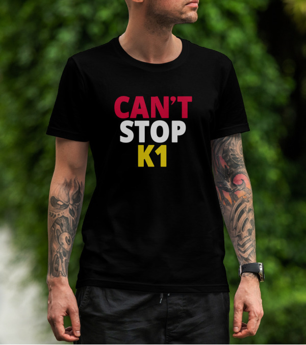 BreakingT Can't Stop K1 Football T-Shirt