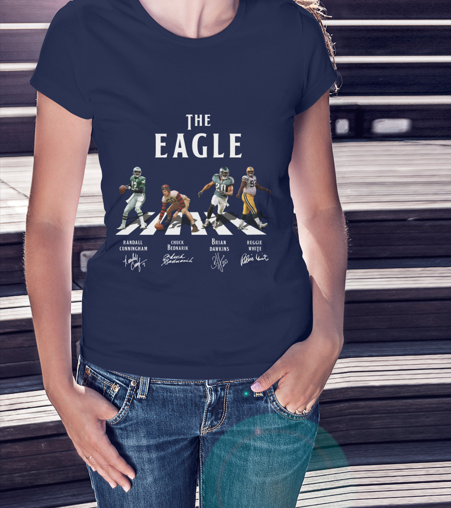 The Eagle Randall Cunningham Chuck Bednarik Brian Dawkins Reggie White NFL T-Shirt