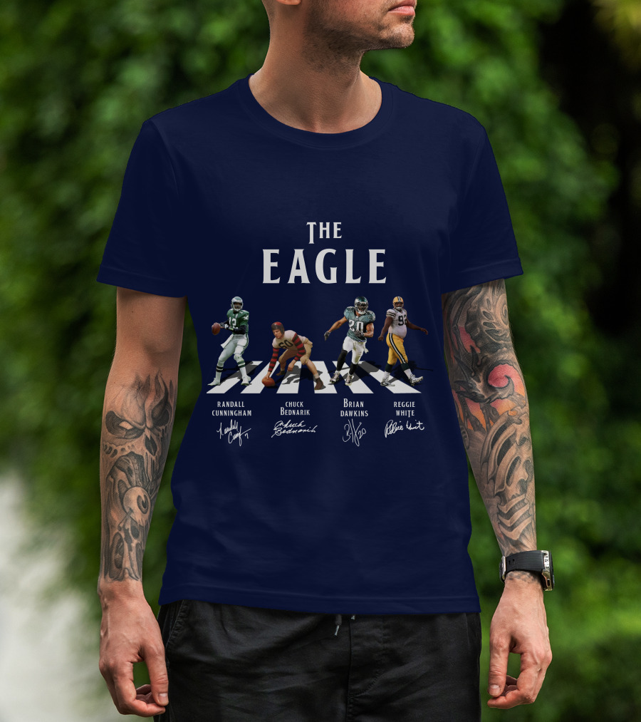 The Eagle Randall Cunningham Chuck Bednarik Brian Dawkins Reggie White NFL T-Shirt