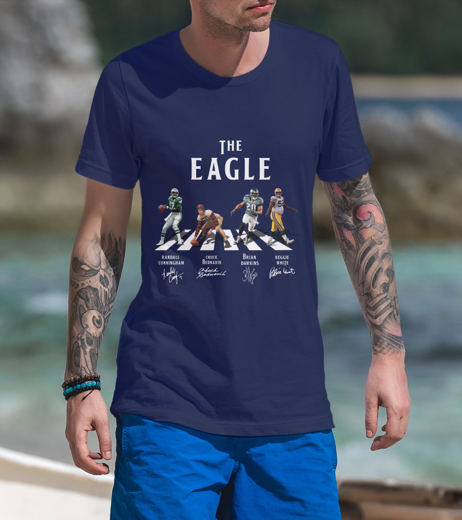 The Eagle Randall Cunningham Chuck Bednarik Brian Dawkins Reggie White NFL T-Shirt