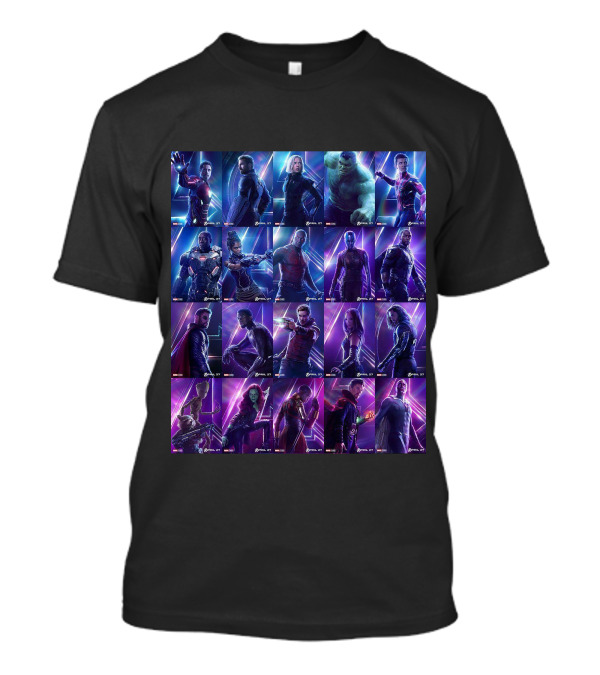 Avengers Endgame Characters Marvel Cinematic Universe T-Shirt