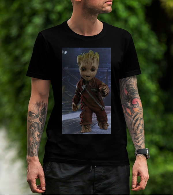 Baby Groot Guardians Of The Galaxy Character T-Shirt