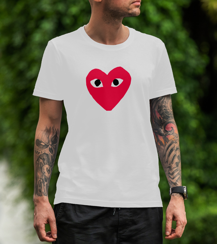 Comme Des Garçons Heart Eye Logo CDG T-Shirt