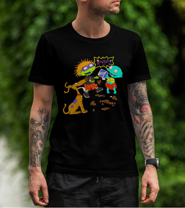 Rugrats Chuckie Tommy Reptar Cereal Adventure T-Shirt