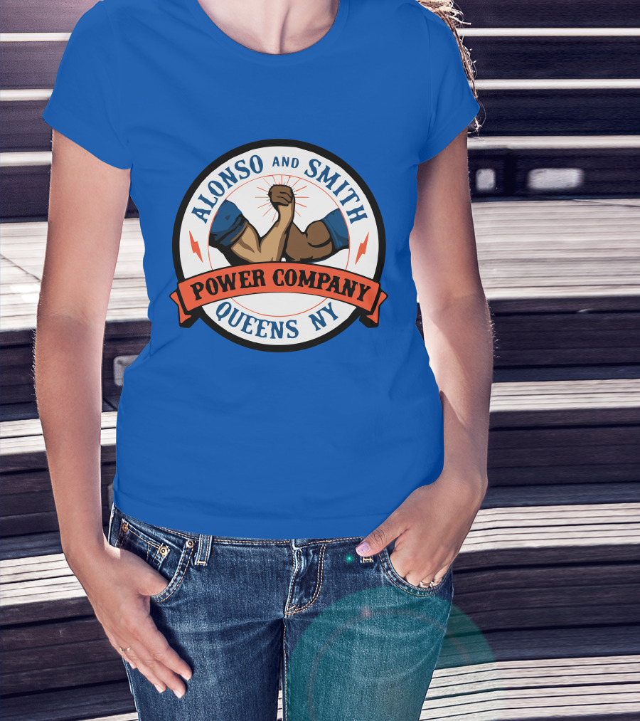 Alonso And Smith Power Company Queens NY Arm Wrestling T-Shirt