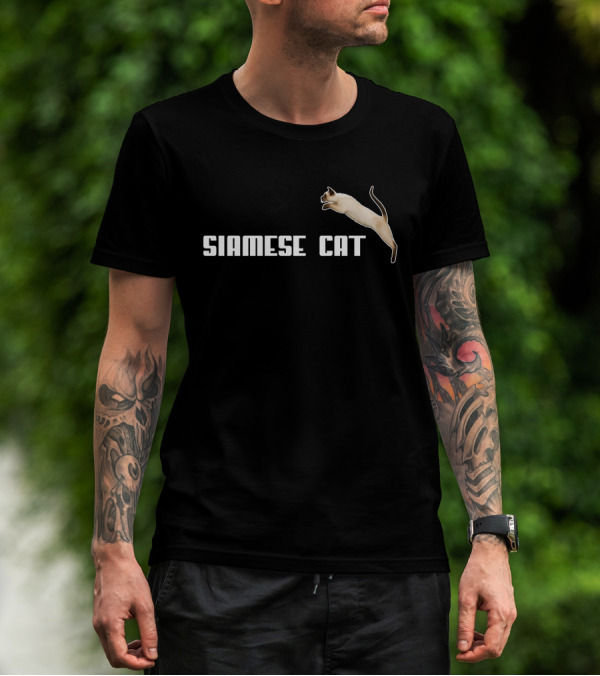 SIAMESE CAT LEAPING T-Shirt