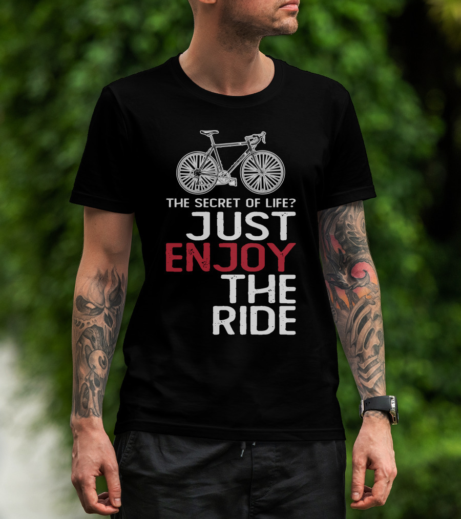 The Secret Of Life? Just Enjoy The Ride Eddy Merckx Bicycles T-Shirt