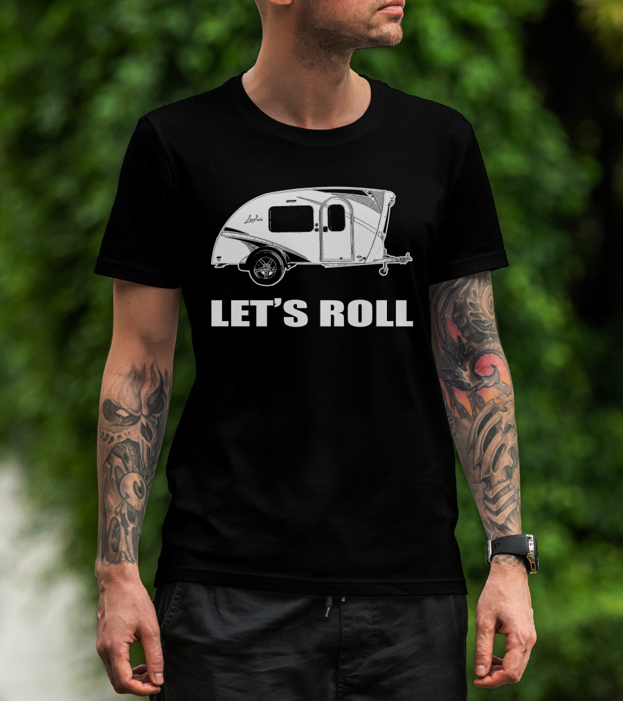Let's Roll Luna Rover InTech RV Camper T-Shirt