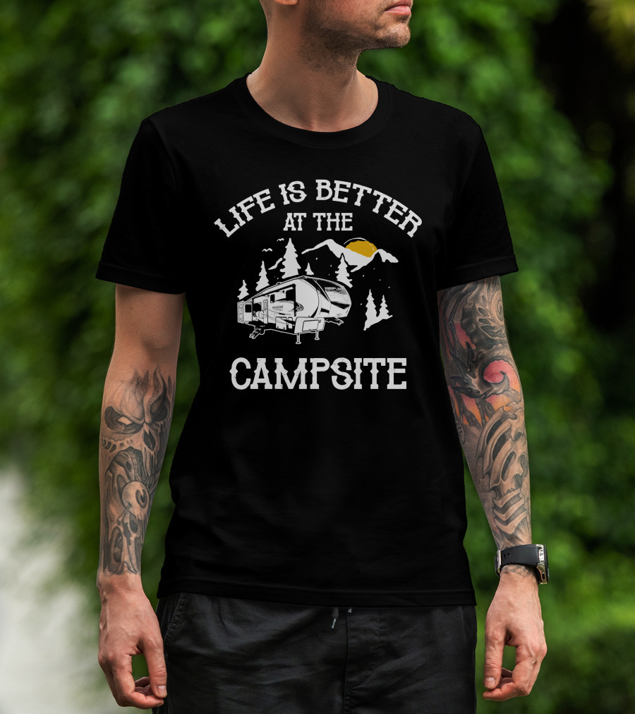 Life Is Better At The Campsite Grand Design Reflection 340RDS Adventure T-Shirt