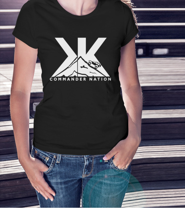 COMMANDER NATION Jeep Adventure Mountain T-Shirt