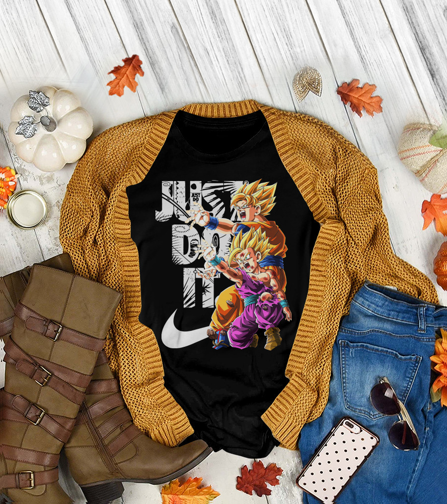 JUST DO IT DBZ Dragon Goku T-Shirt