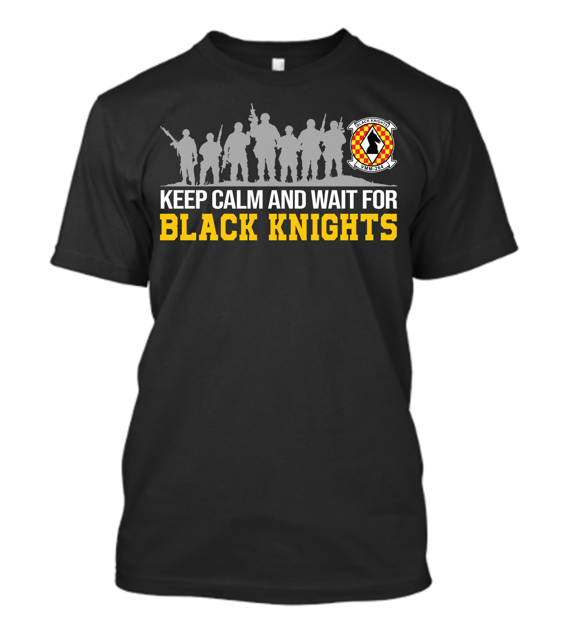 Keep Calm And Wait For Black Knights Vmm-264 T-Shirt