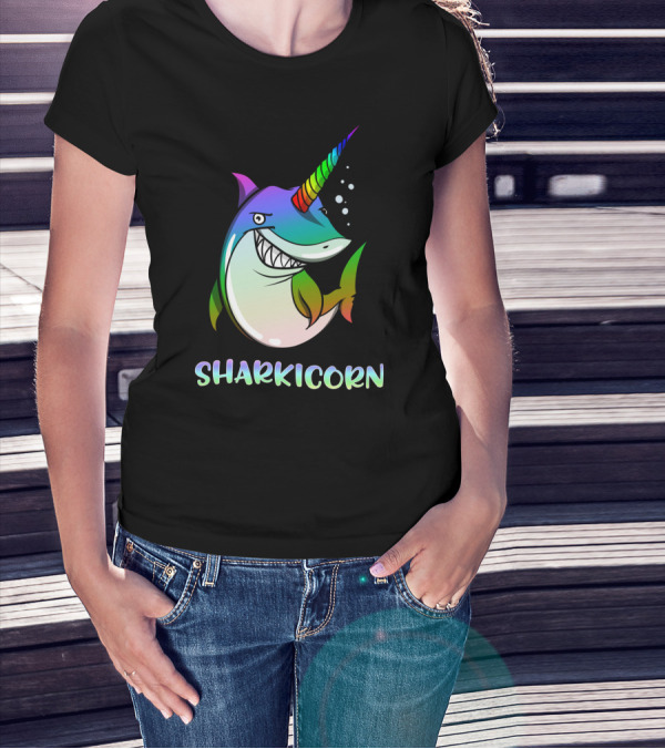 I Cant Keep Calm Sharkicorn Its My Daughters 1st Birthday T-Shirt