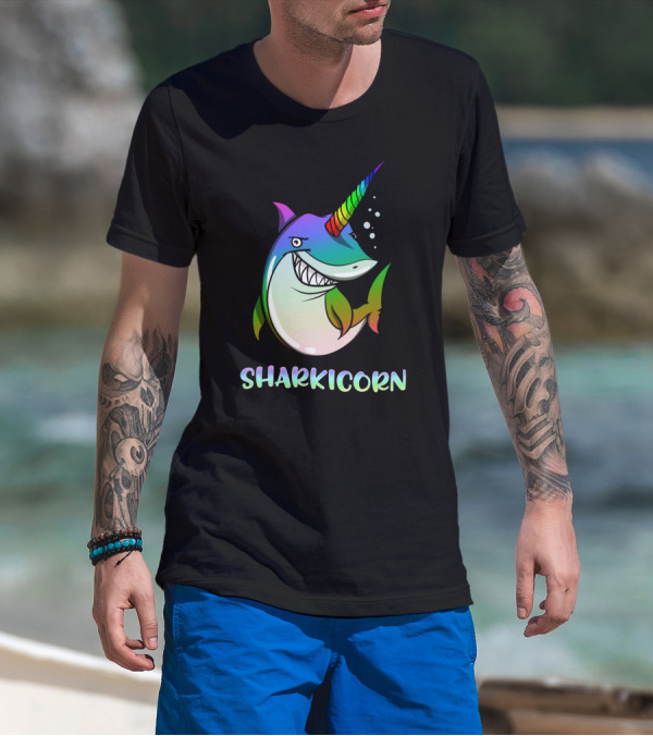 I Cant Keep Calm Sharkicorn Its My Daughters 1st Birthday T-Shirt
