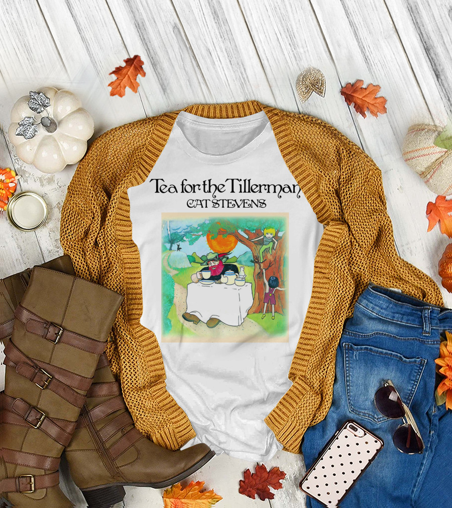 Tea for the Tillerman Cat Stevens Music Legend Men's White T-Shirt