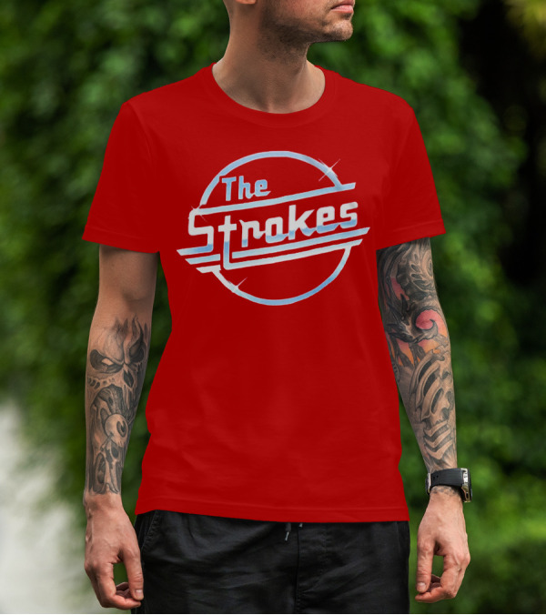 The Strokes Retro Logo Merch T-Shirt