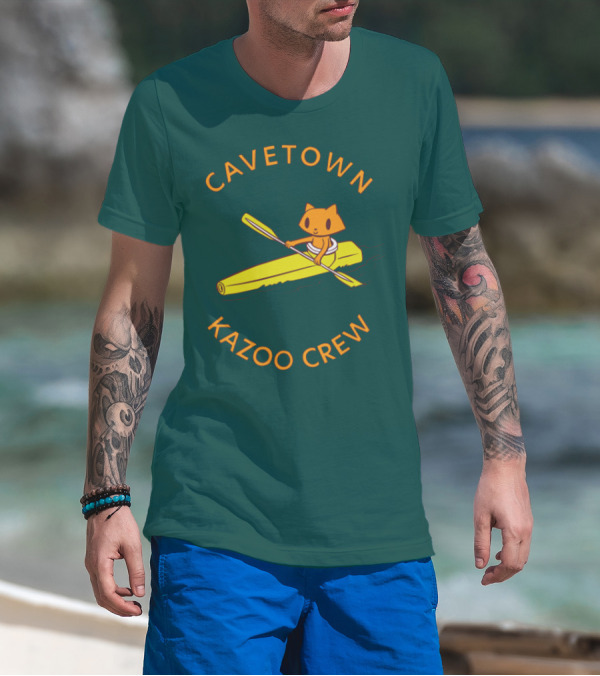 Cavetown Kazoo Crew Cat In Canoe T-Shirt