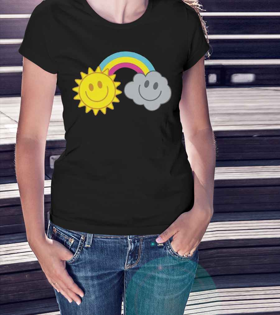 Mcfly Smiling Sun Cloud Rainbow T-Shirt