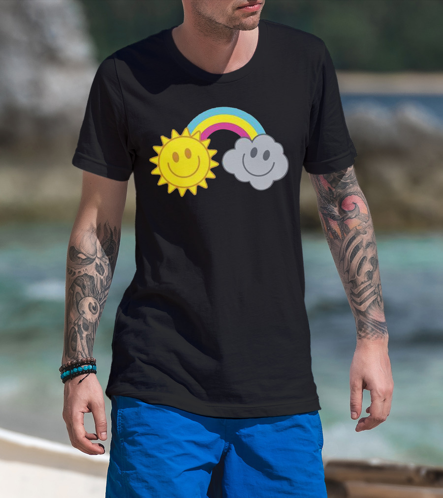 Mcfly Smiling Sun Cloud Rainbow T-Shirt