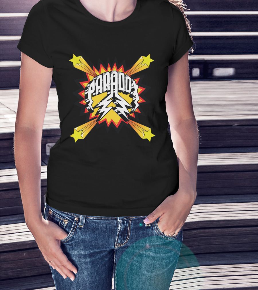Paradox Starburst Lightning Comic Style Explosion T-Shirt
