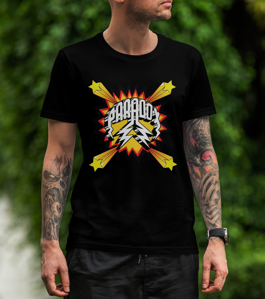 Paradox Starburst Lightning Comic Style Explosion T-Shirt