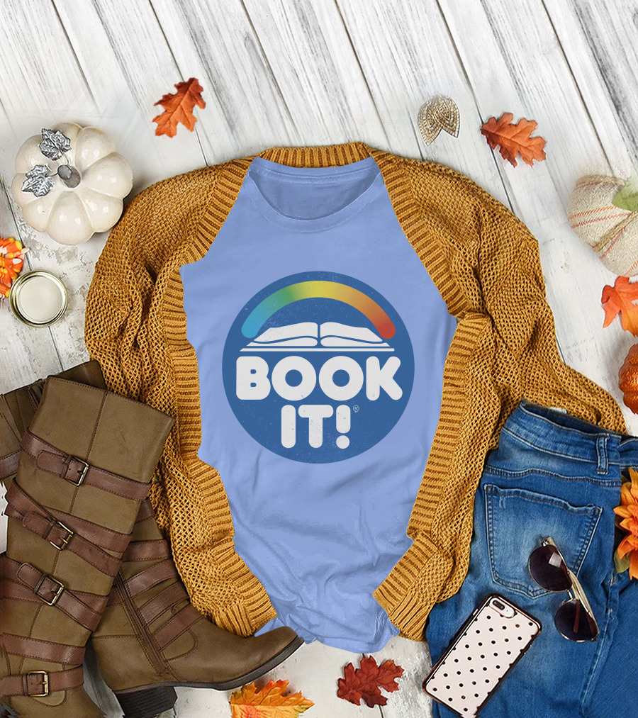 Pizza Hut Book It Reading Program Rainbow T-Shirt