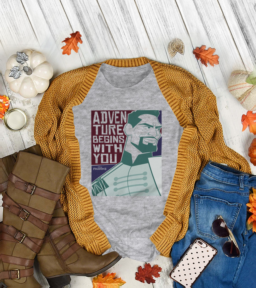 Disney Frozen 2 Adventure Begins With You Matthias T-Shirt