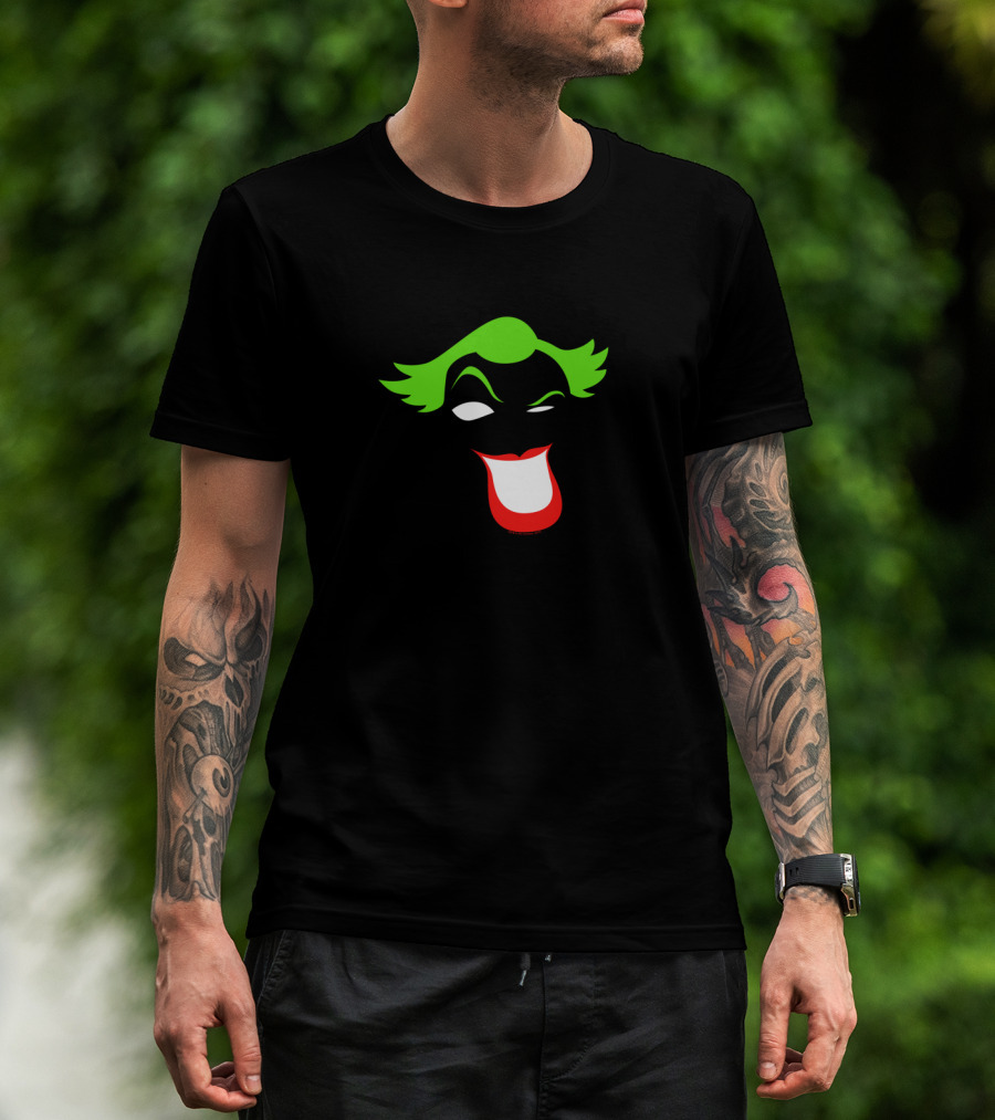 Batman Joker Simplified Iconic Face T-Shirt