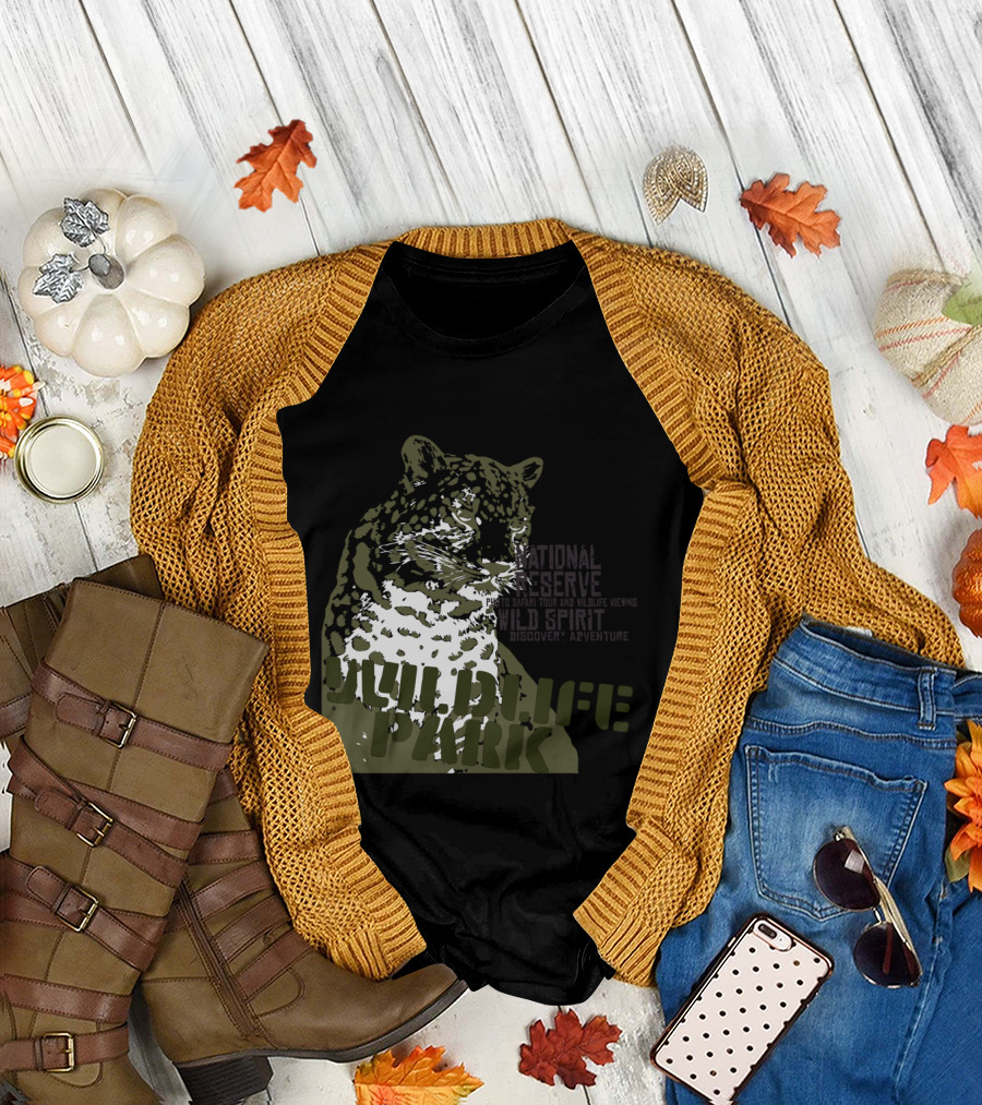 Wildlife Park National Reserve Wild Spirit Discover Adventure T-Shirt