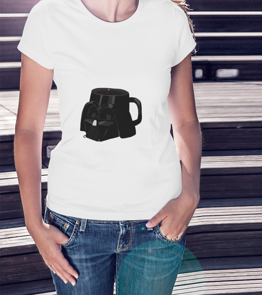 Darth Vader I Like My Coffee On The Dark Side T-Shirt