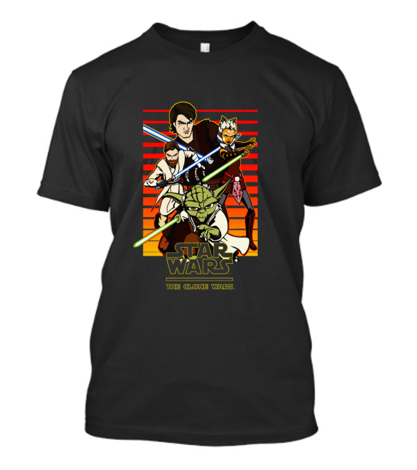 Star Wars The Clone Wars Group Shot T-Shirt