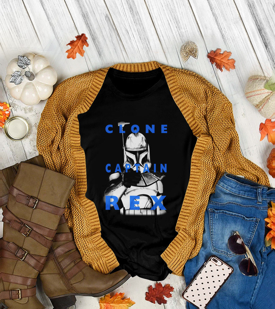 Star Wars The Clone Wars Clone Captain Rex T-Shirt