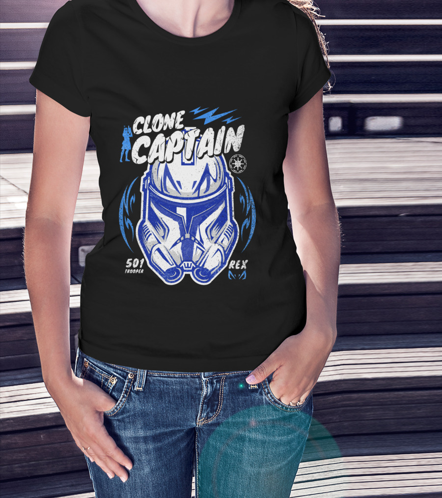 Clone Captain Rex 501 Trooper Star Wars The Clone Wars T-Shirt