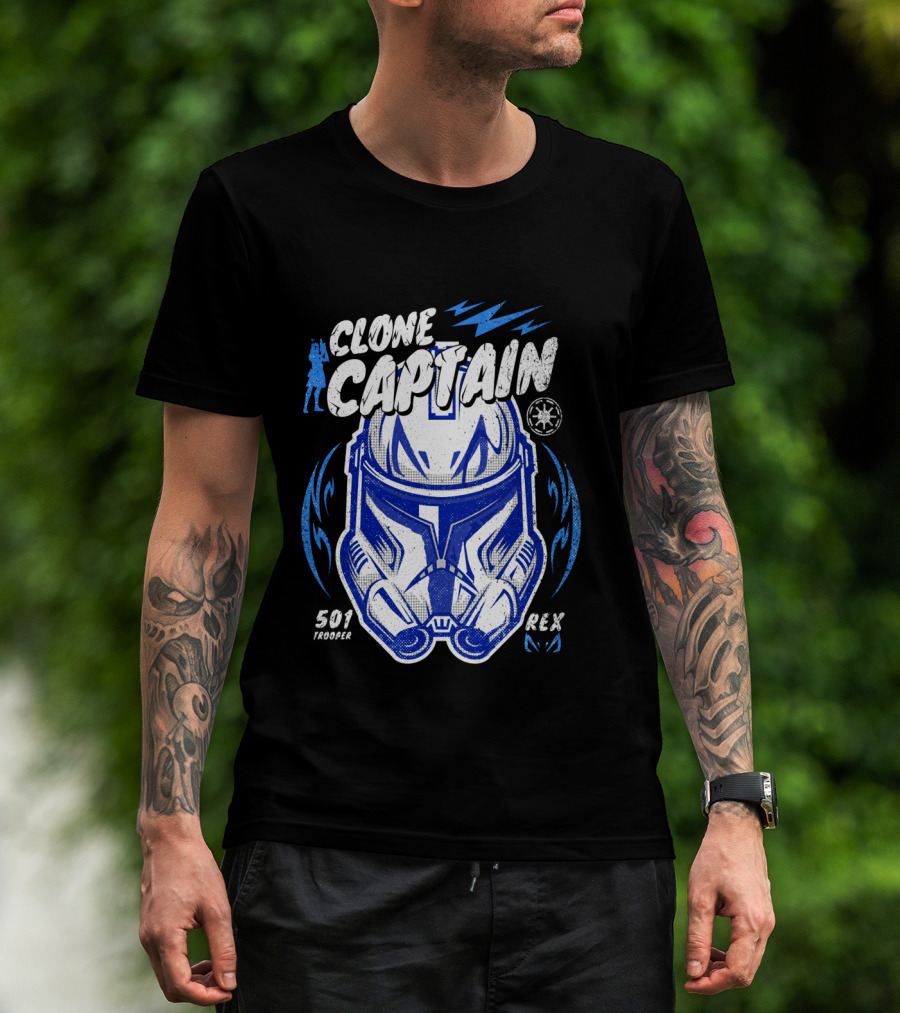 Clone Captain Rex 501 Trooper Star Wars The Clone Wars T-Shirt