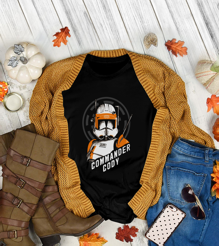 Commander Cody The Clone Wars Helmet Emblem T-Shirt