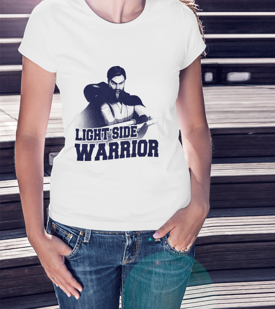 The Clone Wars Obi Wan Kenobi Light Side Warrior T-Shirt