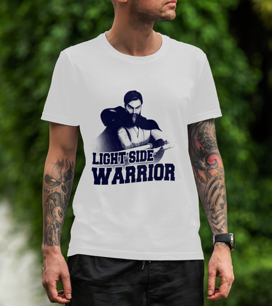 The Clone Wars Obi Wan Kenobi Light Side Warrior T-Shirt