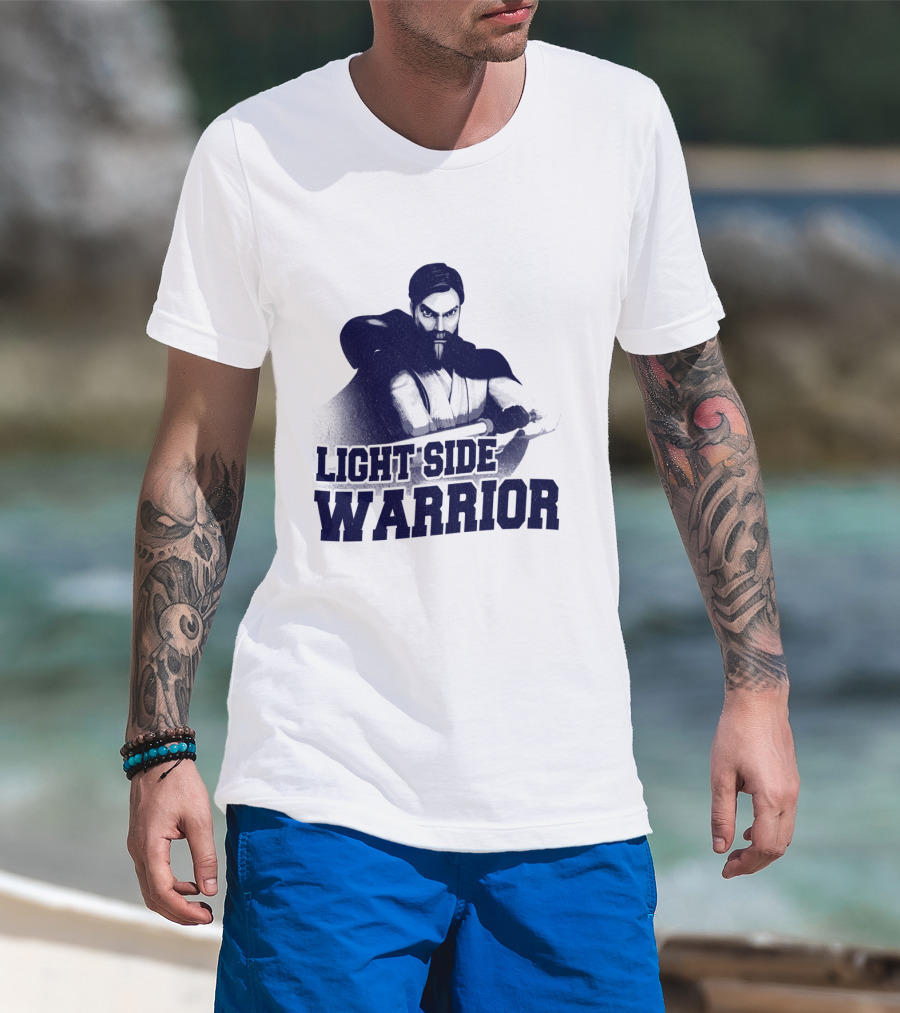The Clone Wars Obi Wan Kenobi Light Side Warrior T-Shirt