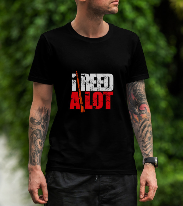 I Reed A Lot Funny Bassoon Musician Humor T-Shirt
