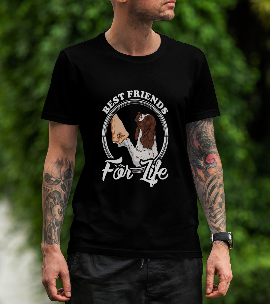 Best Friends For Life English Springer Spaniel T-Shirt