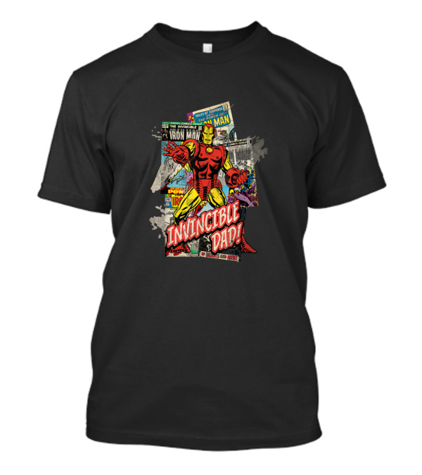 Marvel Comics Iron Man Invincible Dad Power Tales Of Suspense Cover T-Shirt