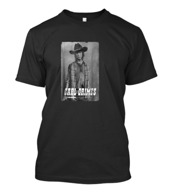 Carl Grimes The Walking Dead Vintage Silver Image T-Shirt