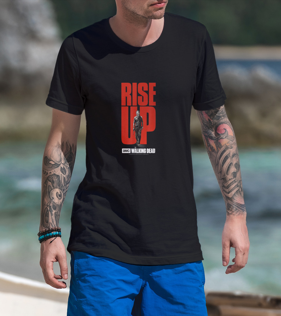 AMC Walking Dead Rise Up Rick T-Shirt