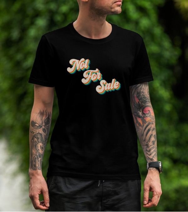 Not For Sale Retro Vintage T-Shirt