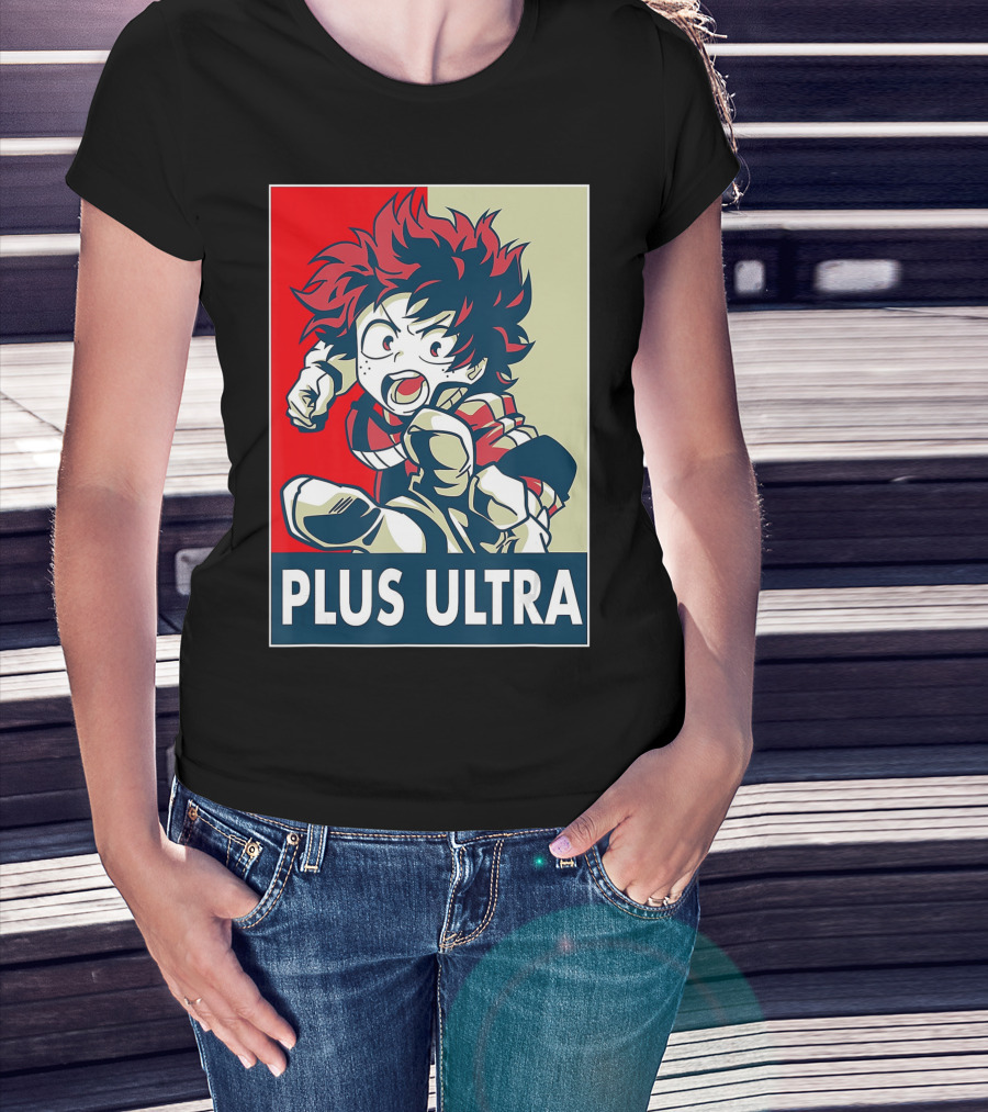 Plus Ultra My Hero Academia Manga Anime Hero T-Shirt