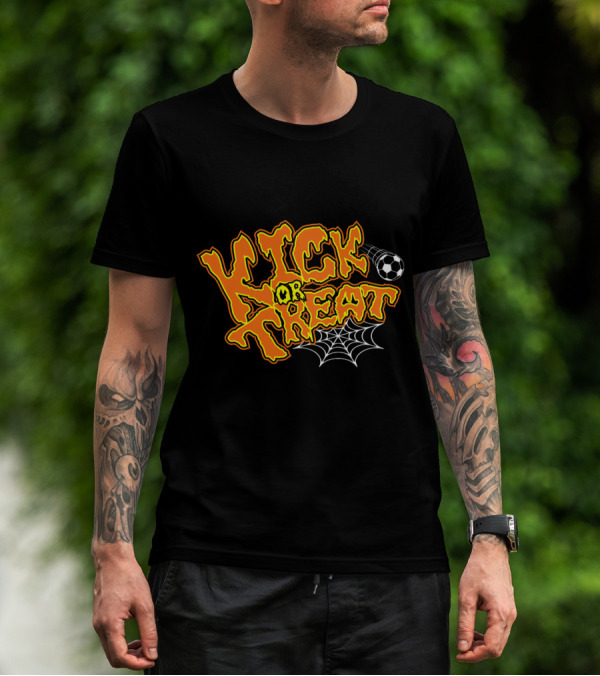 Kick Or Treat Halloween Soccer T-Shirt